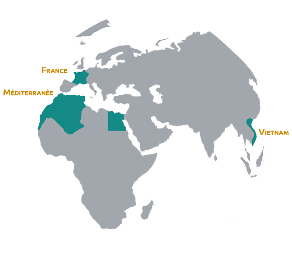 Zones d'intervention