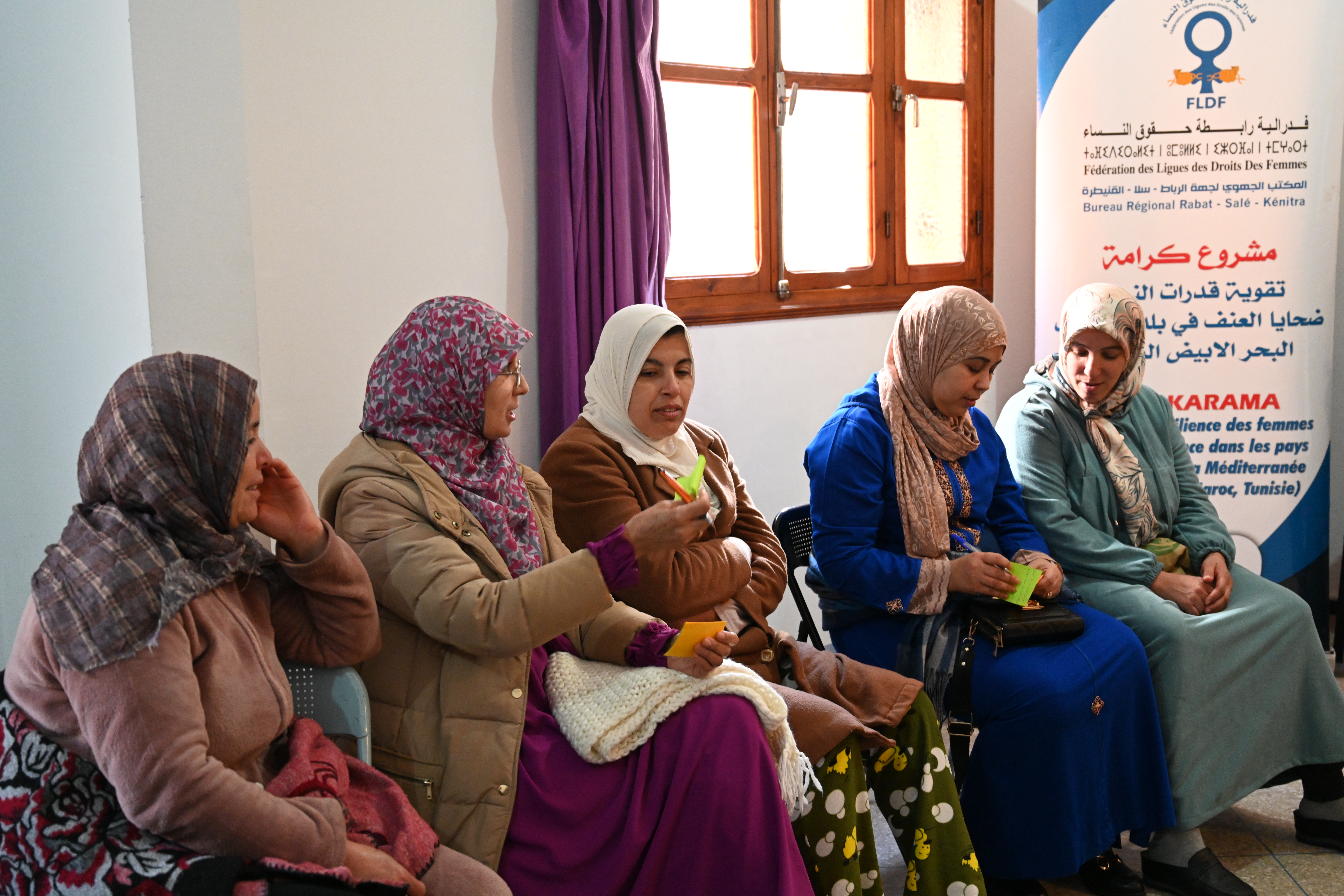 Soutenir la résilience et la réinsertion des femmes ayant subi des violences en Afrique du Nord